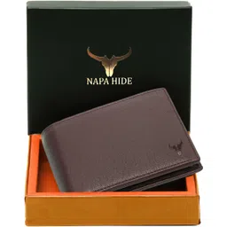 napa hide Men Casual Brown Genuine Leather RFID Wallet - Mini-picture-15