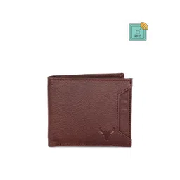 NAPA HIDE Men Maroon RFID Protected Genuine Leather Two Fold Wallet-picture-13