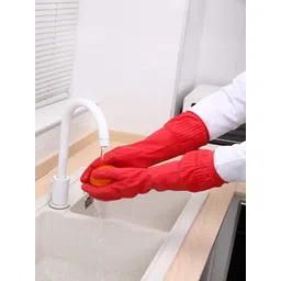 narv Long Elbow Length Grey Working Painting Gardening Pet Care Reusable Household G3 Rubber Safety Gloves-picture-14