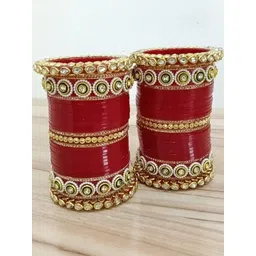 NASEEM BANGLES Women Red Bangle-picture-12