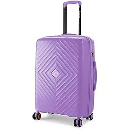 nasher miles Antwerp Hard-Sided Polypropylene Check-in Luggage 24 inch | 65cm TSA Lock 8 Wheels & Expander Medium Trolley Bag for Travel | Suitcase (Pastel Purple)-picture-31