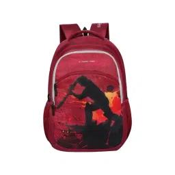 Nasher Miles Cricket Backpack for Men & Women | 3 compartment/Casual/College Bag | Red, 45L-picture-18