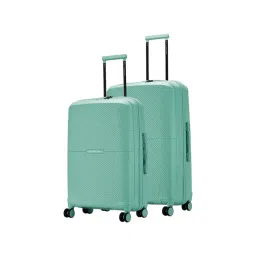 Nasher Miles Hawaii Dark Green 8 Wheels Large Hard Cabin Trolley Bag-picture-38