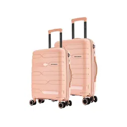 Nasher Miles Paris Hard-Sided Polypropylene  Set of 2 Peach Trolley Bags (65 & 75 cm)-image-15