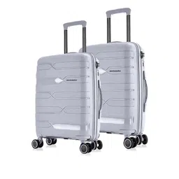Nasher Miles Paris Set Of 2 Textured Hard Sided Trolley Bag-image-21