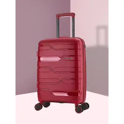 Nasher Miles Paris Textured Hard-Sided Cabin Trolley Bag-image-4