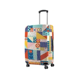 Nasher Miles Polyester 55 cm (20 Inch) Small Protective Luggage Cover - Flower Design-picture-16