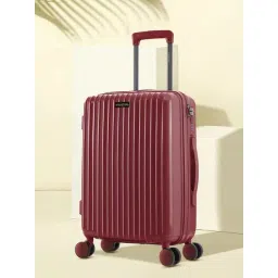 Nasher Miles Pondicherry Hard-side Polypropylene Cabin Luggage Maroon 20 inch |55cm Trolley bag-picture-12