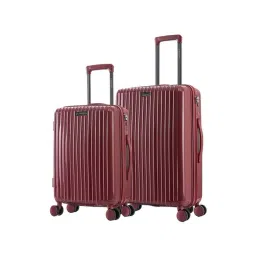 Nasher Miles Pondicherry Hard-side Polypropylene Luggage Set of 2 Maroon Trolley Bags (55 & 65 Cm)-picture-29