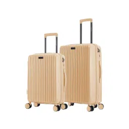 Nasher Miles Pondicherry Hard-side Polypropylene Luggage Set of 2 Peach Trolley Bags (55 & 65 Cm)-image-38