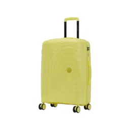 Nasher Miles Seattle Yellow 8 Wheels Medium Hard Cabin Trolley Bag-picture-22