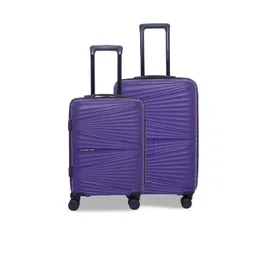 Nasher Miles Set Of 2 Navy Blue Solid Hard-Sided Trolley Bags-picture-12