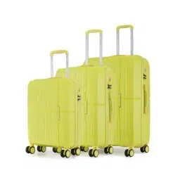 nasher miles Set of 3 Springfiled Number Lock Trolley Bags - S | M | L-picture-39
