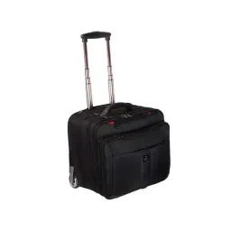Nasher Miles Wall Street Black Solid Soft Overnighter Trolley Bag - 28 cm-picture-11