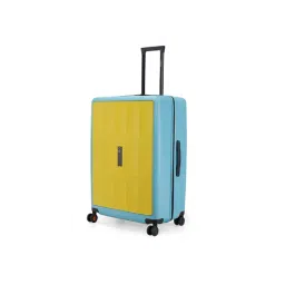 Nasher Miles Zanzibar Yellow & Blue 8 Wheels Large Hard Cabin Trolley Bag-picture-11