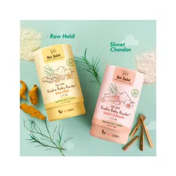 nat habit baby Nat Habit Kusha Baby Powder Raw Haldi And Nat Habit Kusha Baby Powder Shwet Chandan - 150g of Each-picture-22