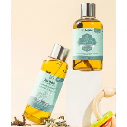 nat habit baby Nat Habit Pure Body Massage Oil Baby Maahu Balamool Nimbuka& Dasabuti Baby Scalp Hair Oil  Brahmi Matsyakshi Summer- 210 ml-picture-13