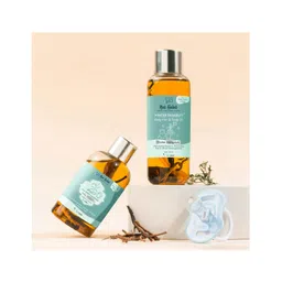 nat habit baby Nat Habit Pure Body Massage oil Baby Maahu Balamool Sunthi  & Dasabuti Baby Scalp Hair Oil  Brahmi Matsyakshi Winter- 210 ml-picture-30