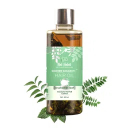 Nat Habit Crushed Tri-Leaf Summer Dasabuti Hair Oil For Absolute Hairfall Control - 200ml-picture-17