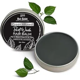 Nat Habit Hibiscus Black Seed Hair & Beard Balm For Hair Growth, Beard Growth, Hair Smoothening & Straightening - Infused With Hibiscus Leaves (Pack Of 1, 25Ml), 35 Grams-picture-52