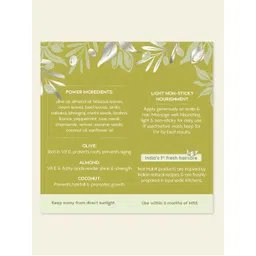 Nat Habit Olive Almond Vit-E Summer Dasabuti Light  Non-Sticky Hair Oil- 200ml image 5