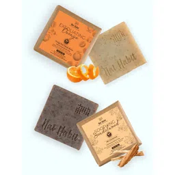 Nat Habit Set Of 2 Exfoliating Orange  Soothing Sandalwood Bath Soap Bars-125 g Each-picture-15