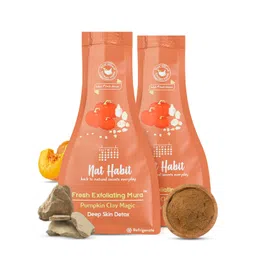 Nat Habit Set of 2 Fresh Exfoliating Mura Face Exfoliator with Pumpkin Clay Magic-25g Each-picture-32