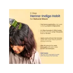 Nat Habit Set Of 2 Henna & Indigo Powder Hair Mask- 220 g Each image 3