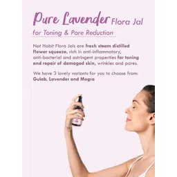 Nat Habit Set of 2 Pure Lavender Flora Jal Toner Spray for Pore Reduction - 100ml each-picture-22