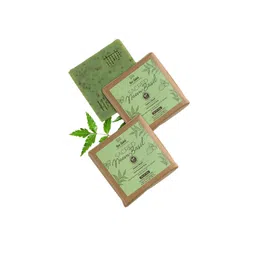 Nat Habit Set of 2 Sacred Neem Basil Cold Processed Soap-125 g (Each)-picture-31