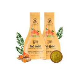 Nat Habit Set Of 2 Wild Turmeric Bath Ubtan 80gm Each-picture-24