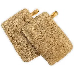 Nat Habit Natural Sun Dried Bath Loofah, Body Sponge & Scrubber for Men & Women | Organic Luffa for Bath Shower Skin Exfoliation (Pack of 2)-picture-28