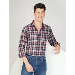 Nat Jastica Tartan Checked Comfort Relaxed Fit Casual Shirt-picture-24