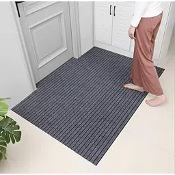NatFit60 Anti Slip rectangular Door Mat, Floor Mat for Living Room with Anti Slip Backing, Anti Skid Door Mats for Home, Kitchen, Entrance, Hospital, Bathroom Mat [Size 2x3 feet, Color Grey]-picture-17