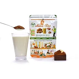 Native Diet | Nutritional Milk Mixes | Vegan Friendly | Tasty & Healthy | Stamina & Immunity Boost | All Natural Ingredients | Healthy Drink | Combo Pack (Red Banana-Carrot Malt - 250G)-picture-23