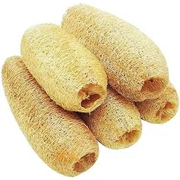 Natural Organic Loofah Body Scrubbers for Bathing, Size 10cm to 15cm (Pack of 5)-picture-41