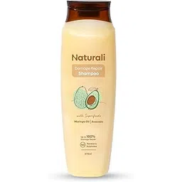Naturali Damage Repair Shampoo | Improves Damaged Hair In Just 4 Uses | With Avocado & Moringa Oil | Sulphate Free | For Women | Shampoo for Frizzy and Dry Hair | Paraben Free | 370 ml-picture-24