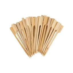 NATURALLY YOURS Brown Bamboo Skewer Sticks Pack of 50 - Set of 2-picture-22