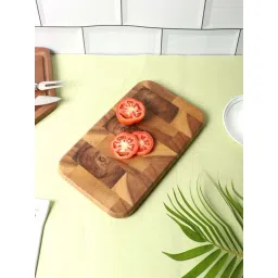 NATURALLYOURS Brown Acacia Wood Rectangular Board-picture-25