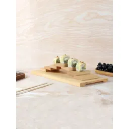 NATURALLYOURS Brown Acacia Wood Sushi Ladder-picture-15