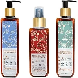 Nature Code 3-in-1 Skincare Combo- Rose Water, Foaming Shower Gel & Face Wash, Natural Skincare Set with Aloe Vera, Neem & Essential Oils, Hydrating, Cleansing & Refreshing, Travel-Friendly-picture-39