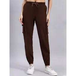 NATURE CRAFT Women Jogger Fit Mid-Rise Cotton Cargos-picture-24