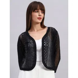 NATURE CRAFT Women Sheer Shrug-picture-34