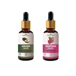 Nature Glow Herbal Set Of 2 Avocado & Grapeseed Facial Oil- 15 ml Each-picture-14