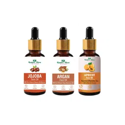 Nature Glow Herbal Set Of 3 Jojoba With Argan & Apricot Facial Oil- 15 ml Each-picture-17