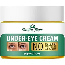 Nature Glow Herbal Under Eye Cream, Brighten, hydrate| Renew your eyes an anti-aging the solution | Wrinkles and dark circles | Made of pure substances for bright eyes.-30gm-picture-36