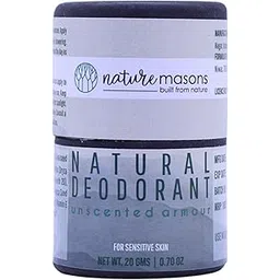 Nature Masons Unscented Armour Deodorant Stick | Natural and Vegan Deodorant | Aluminium Free | 24 Hour Protection | Antiperspirant | Suitable Pregnant Women and Sensitive Skin | Pack of 20 g-picture-18