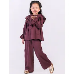 Nature Nook Kids Girls Pure Cotton Top & Trousers-picture-18