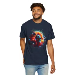 Naturebliss Men Graphic Printed Round Neck Cotton T-shirt-picture-12