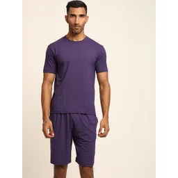 NATUREFAB Men Solid Mid-Rise Regular Fit Shorts-picture-33